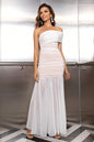 One-Shoulder Ruched Maxi Dress