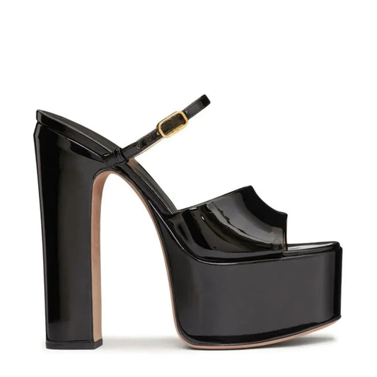 Patent Leather Platform Shoes